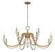 Savoy House - 1-5803-12-322 - 12 Light Chandelier - Bergdorf - Warm Brass