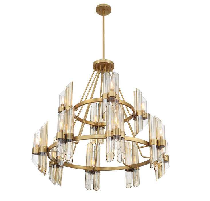 Savoy House - 1-9106-12-322 - 12 Light Chandelier - Biltmore - Warm Brass