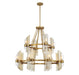 Savoy House - 1-9106-12-322 - 12 Light Chandelier - Biltmore - Warm Brass