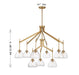 Savoy House - 1-9842-9-322 - Nine Light Chandelier - Corbin - Warm Brass