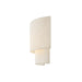 Justice Designs - FAB-5770-CREM - One Light Wall Sconce - Textile