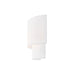 Justice Designs - FAB-5770-WHTE - One Light Wall Sconce - Textile